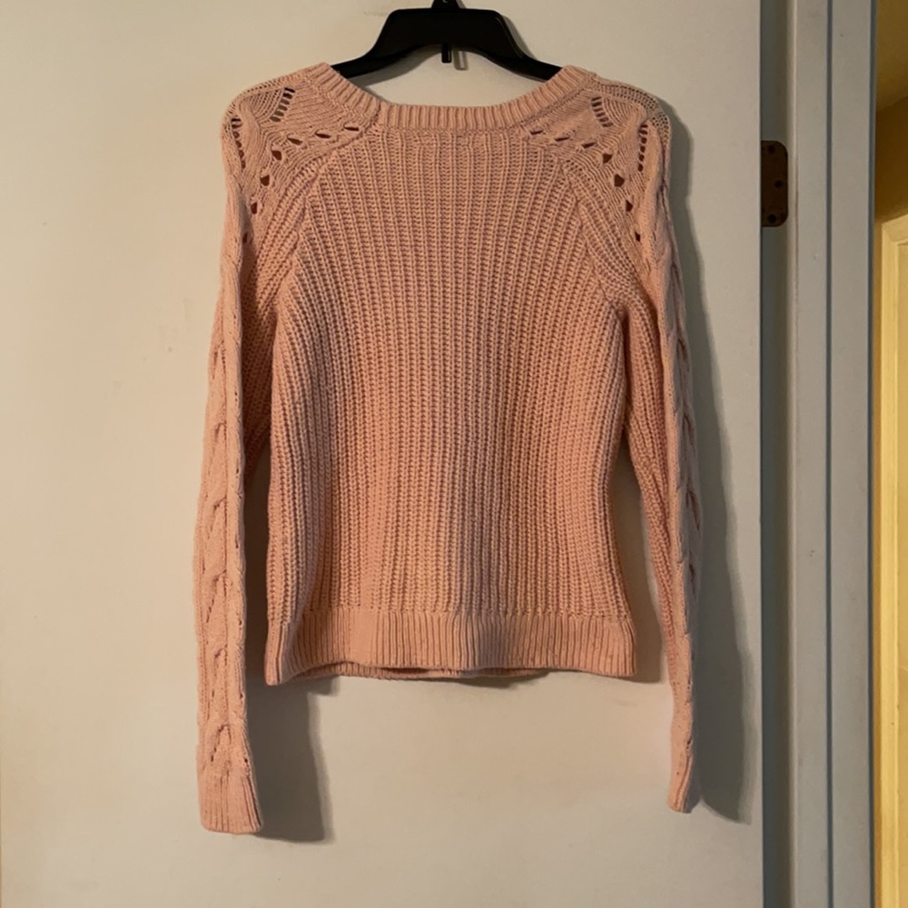 Lucky brand pink sweater in size small - Picture 5 of 8